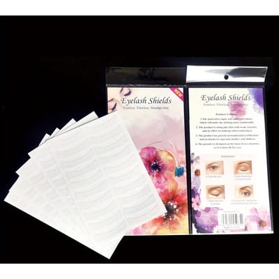 Zachte 100 stuks Onder Oog Stickers - Make-up Ooglid Beschermers Ooglid Extension Pads voor Professioneel of Thuisgebruik 100pcs white