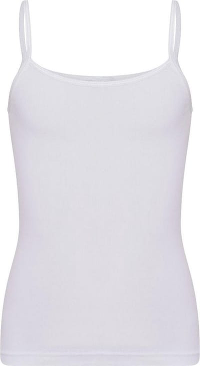 Beeren Bodywear Meisjes Singlet 1-PACK (PA) - Wit - Maat S