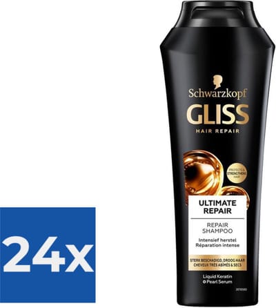 Gliss Kur - Shampoo - Ultimate Repair - 250ml x 24
