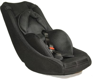Melia Babyschaal MPlus 4S Plus - voor bakfiets stoeltje - 0-9 maanden - zwart