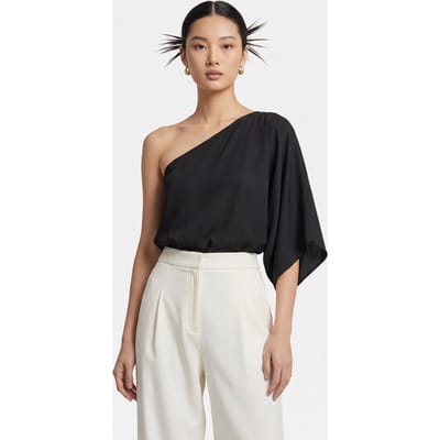 ARKET Hop Assymtric Black Size: 34 | Blouses Outlet | Dames | Zwart