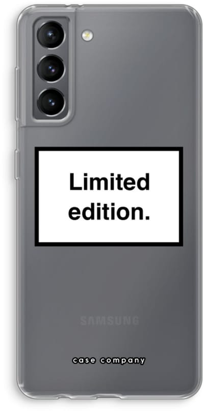 Hoesje geschikt voor Samsung Galaxy S21 hoesje - Limited edition - Soft Cover Telefoonhoesje - Bescherming aan alle Kanten en Schermrand