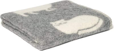 WOOOL Wollen Babydeken - CAT (Grijs) - 65x90cm - Ledikant