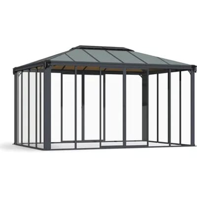 Palram | Canopia - Tuinpaviljoen Ledro - Donkergrijs/brons - 430x296cm