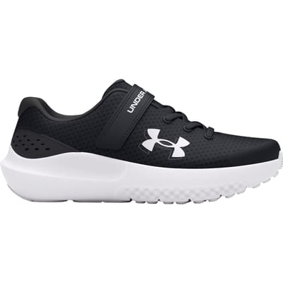 Under Armour Surge 4-sportschoenen voor kinderen (Zwart, Wit)
