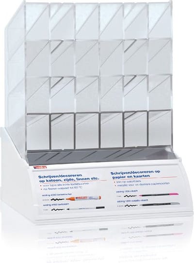 Display edding schrijfwarenschap leeg