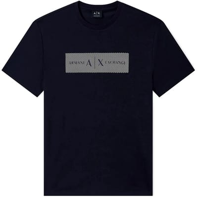 Armani Exchange Xm002472_af10356 T-shirt Met Korte Mouwen Blauw XS Man