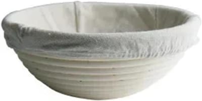 Broodmand Organizer - Rieten Bakvorm - Brood Fermenteren - Natuurlijk Rotan Materiaal - 21 x 7 cm - Houtkleur