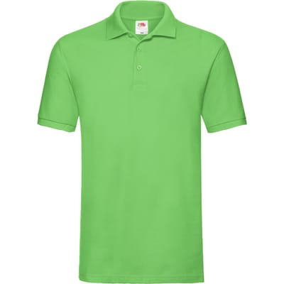 Fruit of the Loom Unisex Premium poloshirt voor volwassenen (Kalk)
