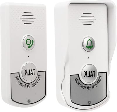 Draadloze Intercom Deurbellen met 3280ft Bereik, Waterdichte Elektronische Gong en 2000mAh Accu voor Thuisgebruik en Communicatie