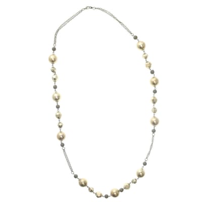 Behave - Lange ketting goudkleur met kralen - Tijdloos elegant ontwerp
