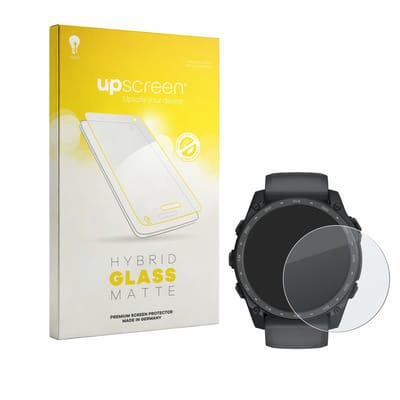 upscreen - Screenprotector voor Garmin Tactix 8 Amoled Cerakote (51 mm) - Folie Beschermfolie Beschermglas matte