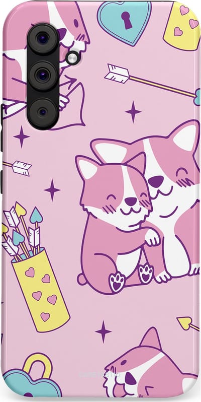 Casetastic Hoesje Geschikt voor Samsung A54 (5G) - Stijlvolle Beschermende Duo-layer Case - Cupi Cori