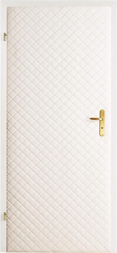 Deurbekleding Set - Isolatie Panel - Warmte En Geluid - Eenvoudige Zelfmontage - 1.5 Cm Dik - Ecru