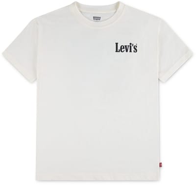 Levi´s ® Kids Aquatic Lounge T-shirt Met Korte Mouwen Wit 10 Years Jongen