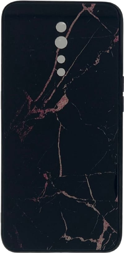 Shop4 Marmer Hoesje geschikt voor Oppo Reno Z - Harde Back Cover - Krasbestendig