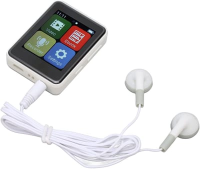 MP3 Speler met Bluetooth 5.0 en 1.8" Touchscreen - Draagbare Muziekspeler met Luidspreker