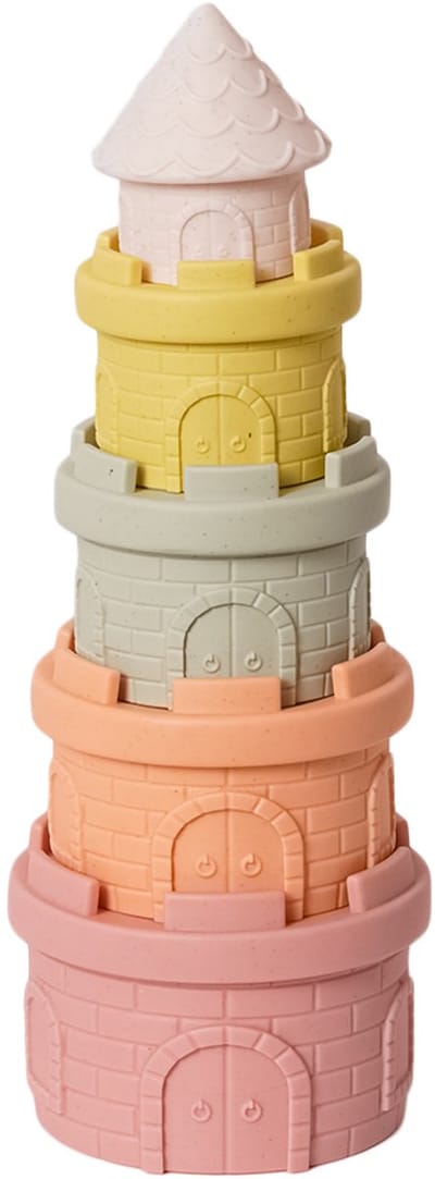 Speelgoedtopdeals - BIOplastic Stapeltoren Kasteel - Duurzaam speelgoed