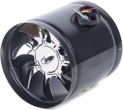 Axiale Ventilator Buisdiameter 150mm - 500 m³/u - Krachtige Afzuiging en Toevoer voor Woonkamer of Keuken