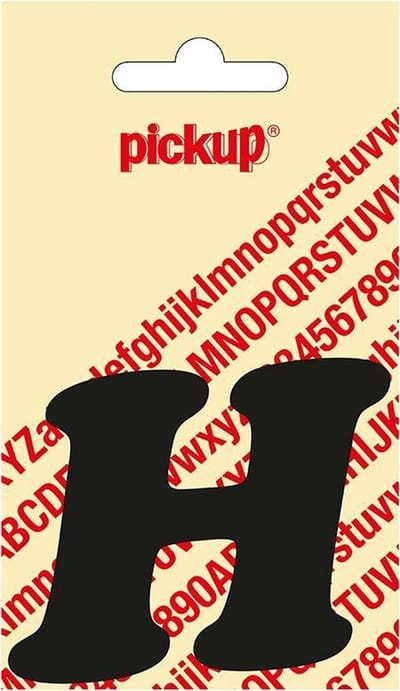 Pickup plakletter CooperBlack 60 mm - zwart H