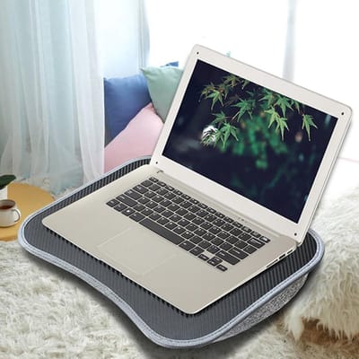 Laptop Tafel - Werkblad Kussen - Comfortabel Werken - Flexibel Gebruik - 39x29cm - Zwart