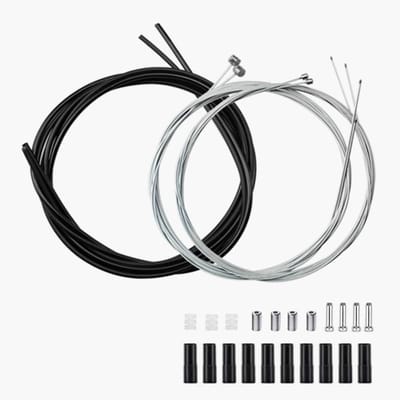 Dailygoods- Schakelkabel 2 m - Remkabelset - Fietsaccessoires - Stalen Kabel - Universeel - Hoogwaardige PVC Mantel - Remkabel