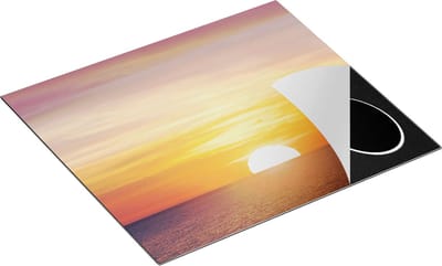 Chefcare Inductie Beschermer Zonsondergang op de Zee - 60x50 cm - Afdekplaat Inductie - Kookplaat Beschermer - Inductie Mat