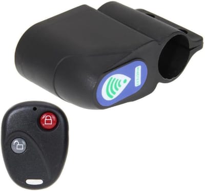 Fiets Alarm - Scooter Beveiliging - Dieven Afschrikken - 110dB Geluid - 9.7 x 6.2 x 3.7 cm - Zwart