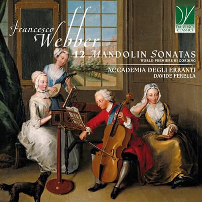 Ferella, Davide & Accademia Degli Erranti - Francesco Webber: 12 Mandolin Sonatas (CD)