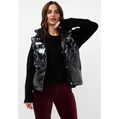 EsQualo Bodywarmer Short Black Größe: 36 | Jacken Outlet | Damen | Schwarz