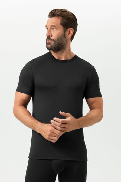 T-shirt Serie Iconic Modal Zwart