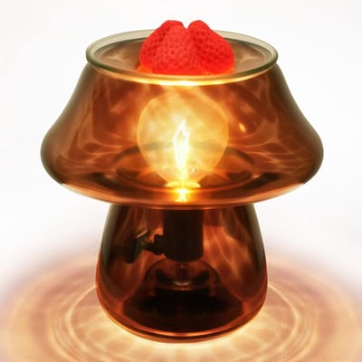 Elektrische Wax Warmer - Aroma Lamp - Geur Verspreiden - 3-in-1 Functionaliteit - Amber