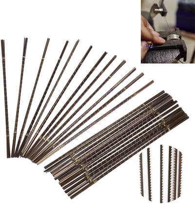 Allecto - Zaagbladen - Houtbewerking - Hoge taaiheid - Koolstofstaal - Voor sieraden maken - 144 eenheden - Geschikt voor metaalbewerking