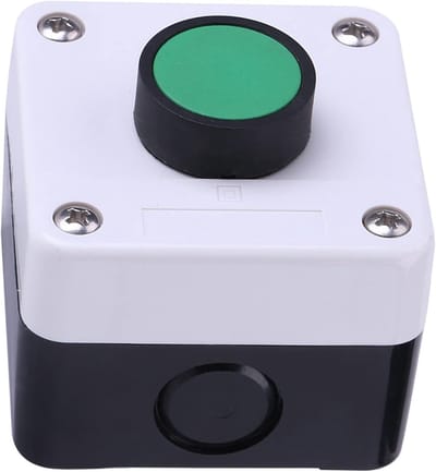 Weerbestendige Tact Switch Bediening met Groene Knop voor Deuropener - Eenvoudige Installatie, Compact Ontwerp, Duurzaam Gebruik