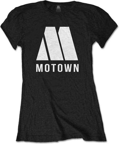 Motown Records - M Logo Dames T-shirt - 2XL - Zwart