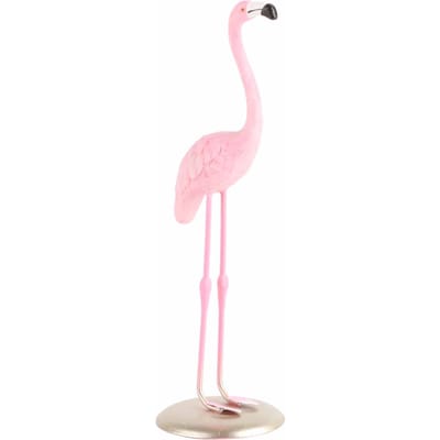 Schattig Hars Roze Flamingo Ornament Tafeldecoratie Woonkamerdecoratie Taartdecor white