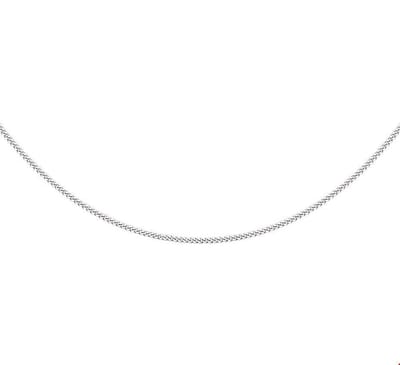 Zilver Gerhodineerde Collier gourmet 1 1326292 42 cm