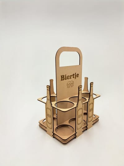 Beckers Products - Flessendrager - Bierdrager - Biertray - Vaderdag - Verjaardag cadeau