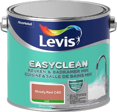 Levis - Easyclean Keuken & Badkamer Mix - Shady Red C40 - Mengverf - 2,5 L