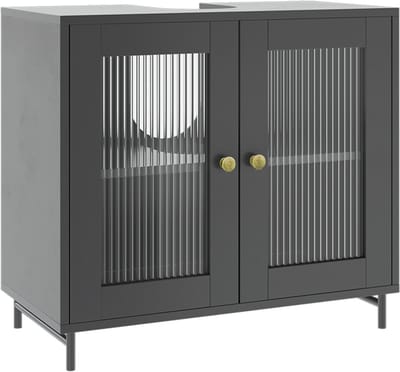 Vicco Malte Wastafelonderkast – 60 x 58 cm Grijs