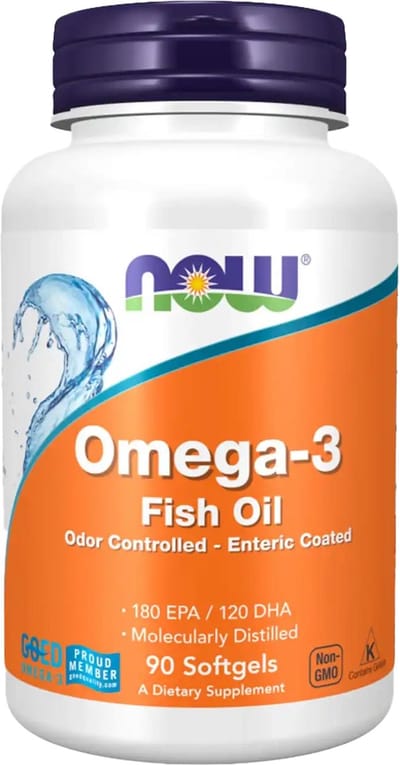 Omega-3 Fish Oil, Cholesterol-free - 180 softgels