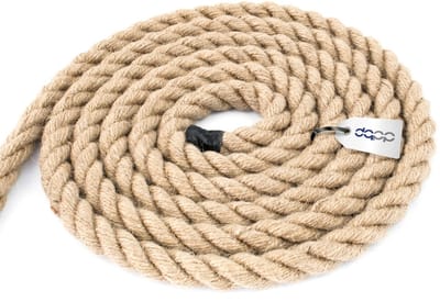 DQ-PP JUTE TOUW, 25 m, 30 mm dikte, Koord naturel bruin natuurlijke vezels, DIY decoratie, Macramé, Tuin touwtrekken leuning