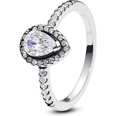 Authentieke Echte Koperen Ringen Voor Vrouwen Liefde Hart Kroon Kristallen Roségoud Verloving Bruiloft Stapelbare Ring Sieraden Creatie Cadeau Keuze 8 white