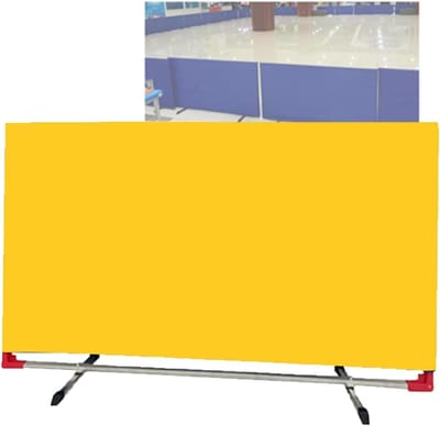 Tafeltennishek - Afbakening Training - Balbeheersing - Inklapbaar - 140 x 75 cm - Zwart