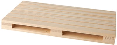 3 Amuse plateaus, hout 2 cm x 12 cm x 20 cm