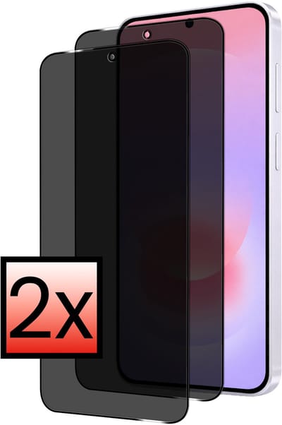 Screenprotector - 2 Stuks - Geschikt voor Samsung Galaxy A37 - Privacy Filter - Beschermglas - Gehard Glas - Tempered Glass - Screen Protector - Anti Spy - Full Display Cover