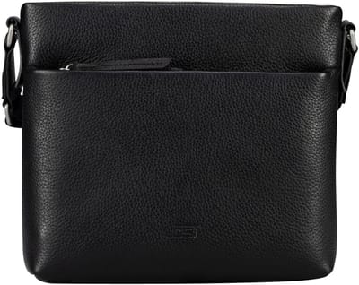 JOST Leren schoudertas Vika Shoulder Bag Black zwart