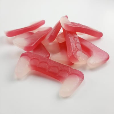 Draculatanden Snoep - 3kg - Rood - Roze - Wit - Vampiertanden