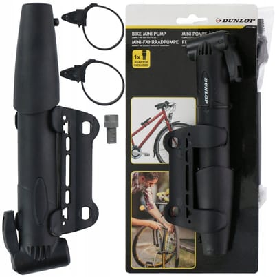 Dunlop Mini Fietspomp Handmatig 8 Bar Telescopisch