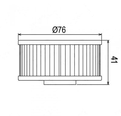 Filtre à huile Nypso pour Auto équivalent COF044 Neuf